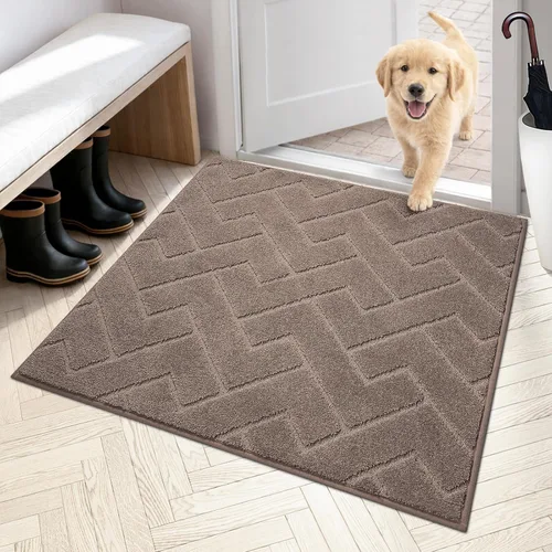 Miniatura 92 de PURRUGS Alfombra de fácil cuidado de 6 x 9 pies, antideslizante, lavable a máquina, tapete para puerta de perro, resistente a las manchas