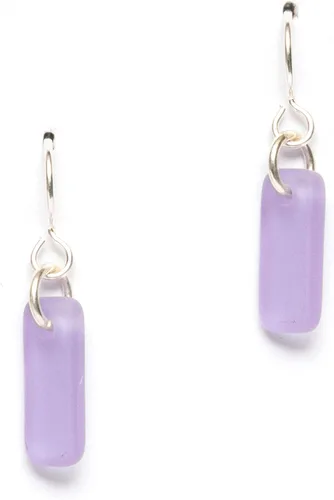 Miniatura 15 de Pendientes de cristal de mar Murmur - Pendientes de cristal de playa de alambre francés de ley para mujer de EcoSeaCo, utilizando