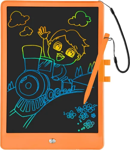 Miniatura 10 de Tableta de escritura LCD para niños de 10 pulgadas, almohadilla de dibujo reutilizable y borrable, tablero de escritura electrónico para niños