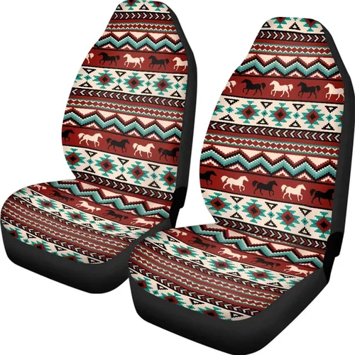 Miniatura 16 de UNICEU Juego de 2 fundas de cojín para asiento de automóvil, diseño de calavera gótica negra, lavable, accesorios interiores antideslizantes