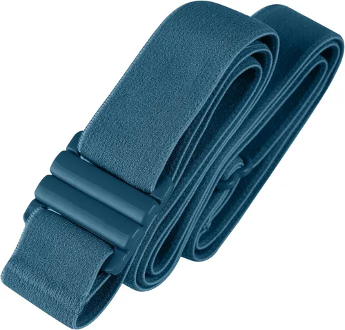 Miniatura 67 de Cinturón elástico ajustable – Cinturones para mujer, cinturón de cintura antideslizante, sin mostrar hebilla plana para mujer