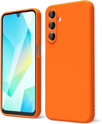 Miniatura 226 de oakxco Funda para teléfono Samsung Galaxy A12 con agarre de silicona líquida, linda delgada fina suave cubierta de gel de goma TPU lisa para mujeres