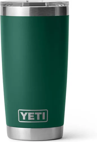Miniatura 30 de YETI Rambler - Vaso de acero inoxidable con aislamiento al vacío de 20 onzas con tapa MagSlider Todo acero inoxidable