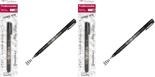 Miniatura 9 de Bolígrafo tipo pincel Fudenosuke, duro, (GCD-111), de Tombow