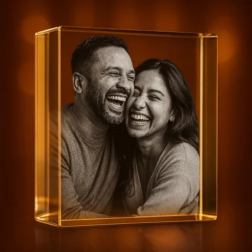 Miniatura 11 de Foto holográfica 3D personalizada grabada al aguafuerte dentro del cristal: cumpleaños, regalo de boda, conmemorativo, Día de la Madre, San