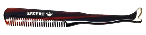 Miniatura 36 de #10 Peine de dientes estrechos hecho a mano Tortuga Havana Acetato fino recto fino desenredante Parting Grooming Teasing Peluquería Peluquería