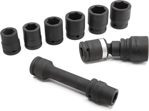 Miniatura 4 de Genius Tools Juego de dados de impacto métrico Dr. de 10 piezas 3/4" CM-610M