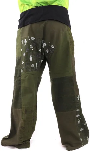 Miniatura 4 de jing shop Pantalones de pescador tailandés Patchwork