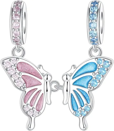 Miniatura 285 de Abalorios de plata de ley 925 con letras de la A ~ Z, para pulseras, collares, Día de San Valentín, Día de la Madre, joyería regalos para mujeres