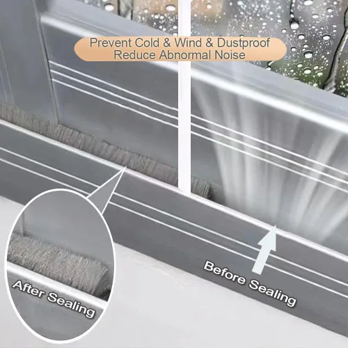 Miniatura 4 de Tira de sellado de puerta de 33 pies para ventana, cinta aislante de invierno para marco de insonorización, inserciones de ventana resistentes al