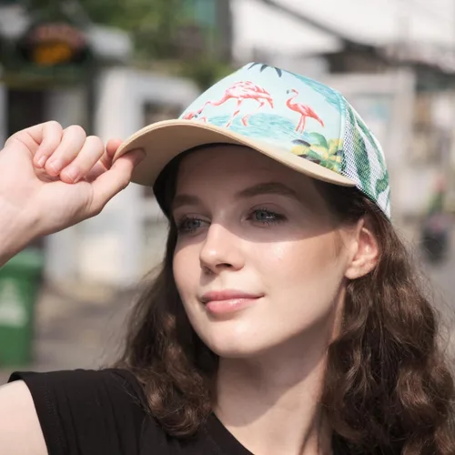 Miniatura 7 de Grace Folly Gorra de béisbol de malla Snapback para hombre o mujer