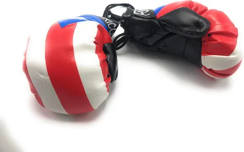 Miniatura 2 de Red Hat Ent Mini guantes de boxeo colgantes para espejo de coche (Puerto Rico)