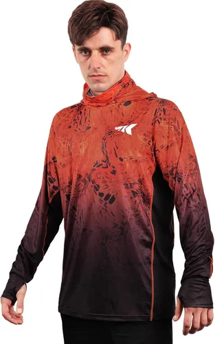 Miniatura 6 de KastKing - Sudadera con capucha para hombre, camisa de manga larga para pesca, camisa de protección UV UPF 50