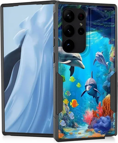 Miniatura 177 de Funda para Galaxy A14 5G, resistente de doble capa híbrida de policarbonato duro, goma suave, a prueba de golpes, funda protectora resistente