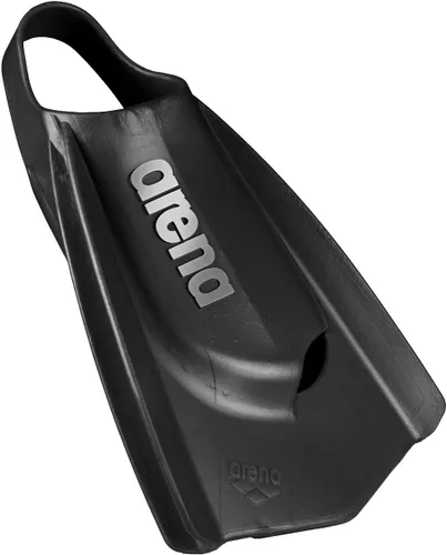 Arena Aletas de Entrenamiento de Natación Powerfin Pro Unisex para Adultos Hombres y Mujeres Aletas de Silicona de Hoja Corta Izquierda-Derecha