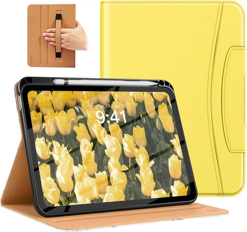 Miniatura 16 de MoKo Funda para iPad A16 de 11 pulgadas, funda para iPad de 11ª/10ª generación (2025/2022) con soporte para lápices y bolsillo, funda con soporte