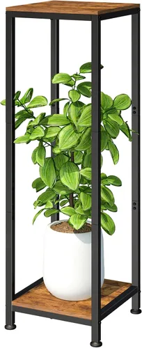 Miniatura 7 de Lilybud- lily Soporte para plantas de interior, 31.5 pulgadas de alto, soporte de pedestal de madera resistente para interiores y exteriores