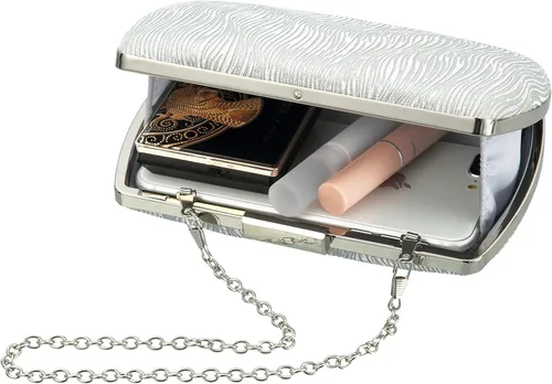 Miniatura 6 de Savatano Bolso de mano dorado para mujer bolso de mano dorado para mujer bolso cruzado de hombro bolso de boda fiesta novia baile de graduación Oro