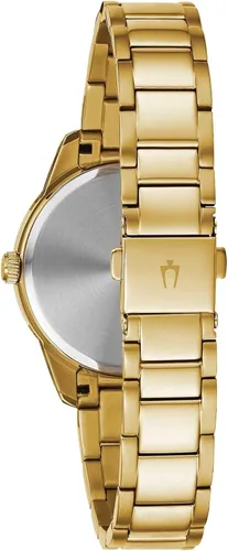 Miniatura 4 de Harley-Davidson Reloj B&S Crystal Rocks para mujer, acero inoxidable dorado 77L110, Oro, Casual