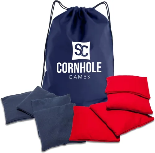 Miniatura 22 de Bolsas de cornhole resistentes al clima (juego de 8) - Tamaño/peso profesional de regulación (16 oz) - Uso en tableros de cornhole profesionales