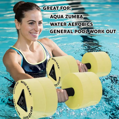 Miniatura 4 de Water Gear Campanas de resistencia - Fitness acuático y ejercicio de piscina - Entrenamiento intenso sin estrés adicional - Fácil en las Amarillo