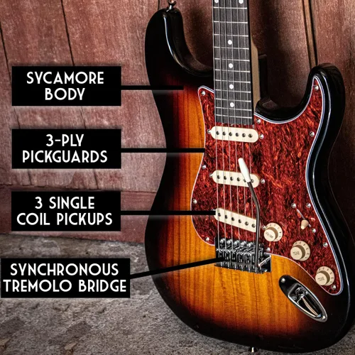 Miniatura 2 de Sawtooth Strat Style - Guitarra eléctrica