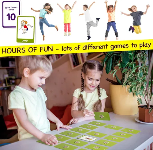 Miniatura 9 de Tarjetas de ejercicios para niños – Equipo de PE para la escuela primaria, equipo de entrenamiento para niños, juegos de ejercicio, ejercicio
