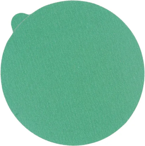 Miniatura 2 de Dura-Gold Discos de lija PSA de película verde de 5 pulgadas, grano 180 (caja de 50), discos de papel de lija autoadhesivos con parte trasera