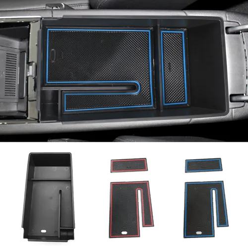Miniatura 10 de YEE PIN Kia Niro - Organizador de consola central – Bandeja de almacenamiento para consola de reposabrazos para accesorios Kia Niro 2016 2017 2018