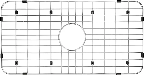 Miniatura 9 de Protector de Fregadero Grande para Fregadero de Cocina, Rejilla de Fregadero de Acero Inoxidable 28.8" X 14.8", Rejilla de Fregadero de Metal