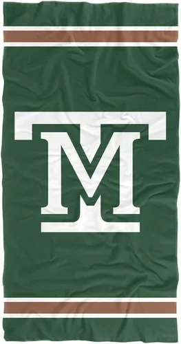Miniatura 119 de LOGOVISION Manta Abilene Christian University, 30 x 60 pulgadas, logotipo primario CottonFront/PolyBackBeachTowel