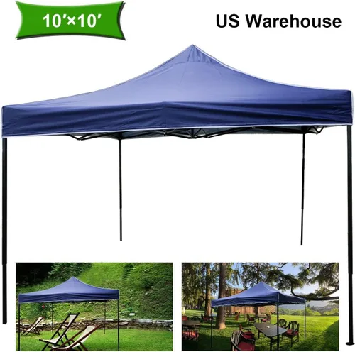 Miniatura 3 de Meet Perfect Tienda de campaña portátil para exteriores, toldo desplegable instantáneo de 10 x 10 pies para festivales, portón trasero, eventos