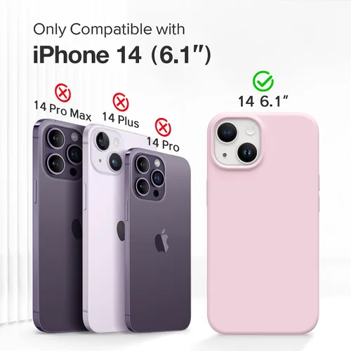 Miniatura 29 de GONEZ Funda de silicona para iPhone 15 Pro Max, compatible con Magsafe, protector de cámara + protector de pantalla, forro de microfibra suave