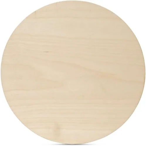 Miniatura 11 de Círculos de madera de 0.5 pulgadas de grosor, desde 10 hasta 24 pulgadas de diámetro