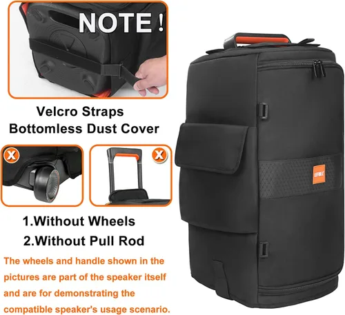 Miniatura 3 de LEFOR·Z Funda para altavoces compatible con JBL PartyBox 120, funda antipolvo para altavoz sin fondo, bolsa de almacenamiento para JBL PartyBox 110