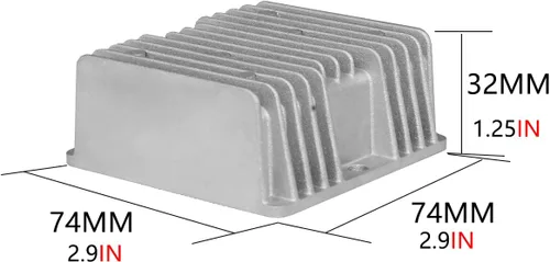 Miniatura 6 de Convertidor elevador de 12V a 48V CC Boost 9-15V a 48V Transformador de módulo impermeable (5A 240W)