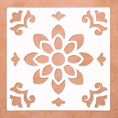 Plantillas de azulejos reutilizables de 12 x 12 pulgadas, plantillas de piso de concreto para pintar pisos, azulejos, pasarela, patio, porche