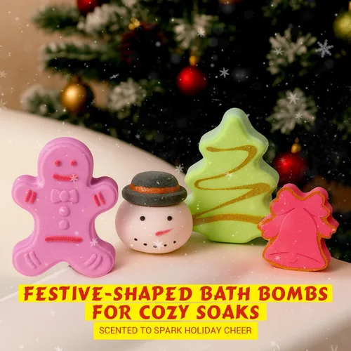 Miniatura 3 de Calendario de Adviento de Navidad 2025 Bombas de Baño Regalos para Niños - 12 PIEZAS Bombas de Baño de Burbujas Sorprendentes Adentro, Calendario