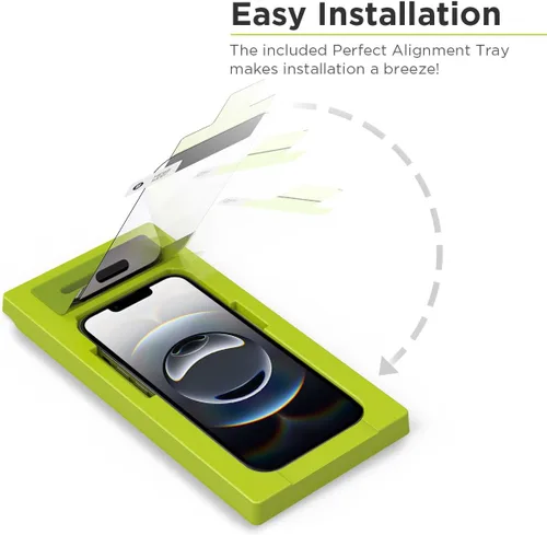 Miniatura 2 de PureGear Protector de pantalla de vidrio templado HD de máxima claridad para Apple iPhone 16e (2025) / iPhone 14 Pro (2022) de 6.1 pulgadas