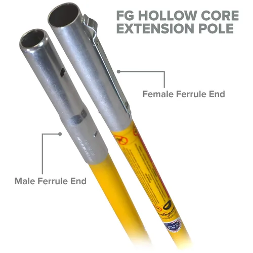 Miniatura 4 de Jameson FG-6 Serie FG-6 - Poste de extensión de fibra de vidrio de 6 pies para sierra de poste o cabeza de podadora