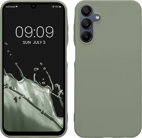 Miniatura 225 de kwmobile Funda compatible con Samsung Galaxy A23 4G / 5G - Funda de silicona TPU metálica suave y delgada - Rojo oscuro metálico
