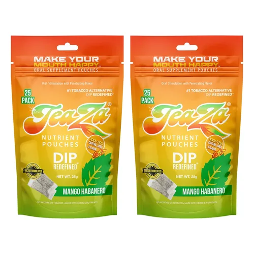 Miniatura 49 de Teaza Bolsas energéticas a base de hierbas, para masticar tabaco, alternativa sin nicotina, sin humo, tabaco alternativo y inmersión saludable