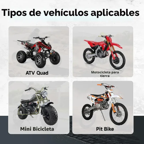 Miniatura 8 de JRL manubrio mediano de 7/8 de pulgada para cuatriciclo, motocicleta de cross y motocicleta todoterreno