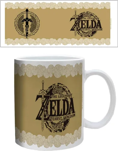 Pyramid America - Zelda - Juego de Nintendo Switch Tears of the Kingdom -Logo & Symbol Taza de 11 oz - Taza de cerámica única para bebedores de