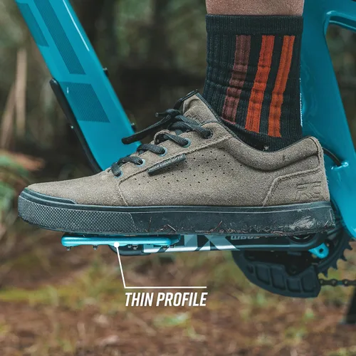 Miniatura 6 de Funn Python - Pedales planos de bicicleta - Pedales de bicicleta de plataforma ancha para bicicleta de montaña BMX/MTB, eje CrMo de 9/16 pulgadas