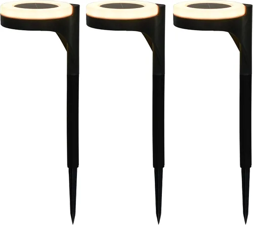 Miniatura 16 de Alpine Corporation Estacas de luz LED para exteriores de 16 pulgadas de alto (juego de 4)