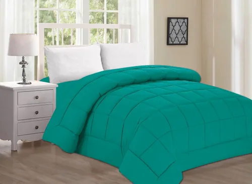 Miniatura 6 de Elegant Comfort Juego de edredón de lujo de 3 piezas, suavidad acogedora para todas las estaciones, juego de edredón ultra afelpado alternativo