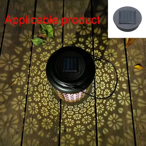 Miniatura 5 de Linterna solar impermeable de repuesto de luces superiores – Decoración de jardín, iluminación al aire libre, iluminación decorativa de patio, parte