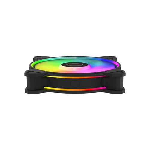 Miniatura 4 de Cooler Master MF120 Halo² Carcasa Enfriador de Líquido Ventilador de Enfriador de Aire, Ventilador de 120mm, Anillos aRGB de Bucle Dual, PWM