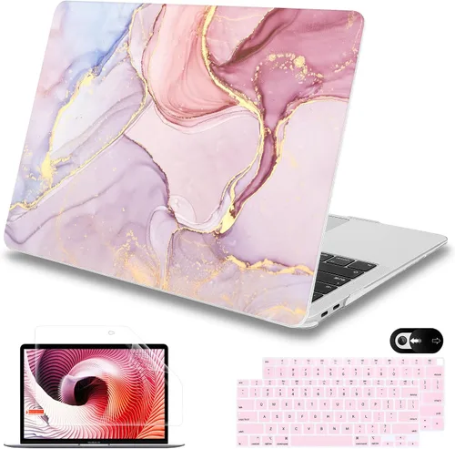 Miniatura 15 de Mektron Funda para MacBook Air de 13 pulgadas M1 A2337 A2179 A1932, carcasa dura 2018-2021 Air de 13 pulgadas con Touch ID, diseño exclusivo